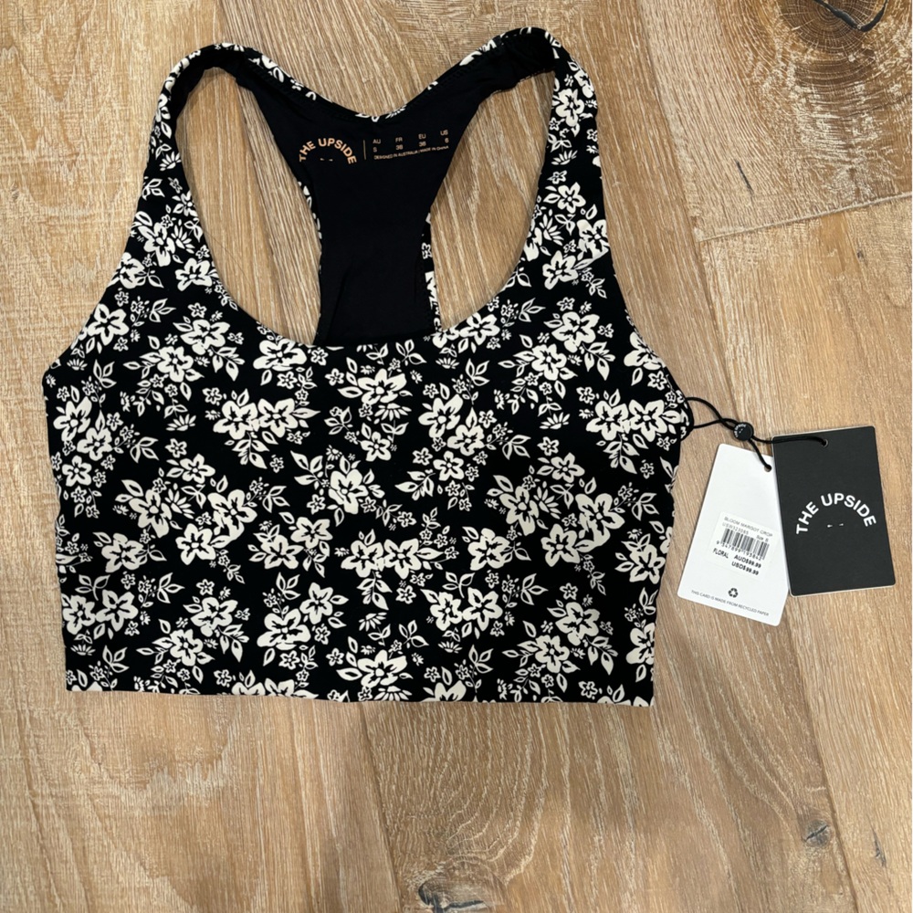 The Upside cropped bra top.